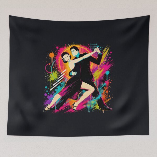 Item preview, Electric Tango | Neon Pop Art Dance designed and sold by Sanctum Icons.