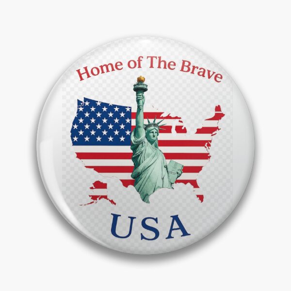 Item preview, Home of The Brave USA designed and sold by Illumine-World.