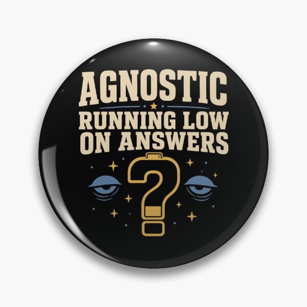 Item preview, Agnostic But Tired Funny Agnostic Gift designed and sold by AndreasMei.