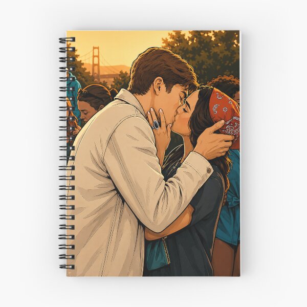 Item preview, Zoey Deutch (Jill) and Nick Robinson (Wes) kissing (fan art) designed and sold by PopCultureAndStuff.