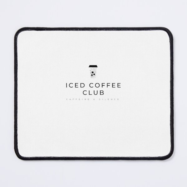 Item preview, Iced Coffee Club - Minimalist Dark Aesthetic Cafe Art designed and sold by MinimalShop01.