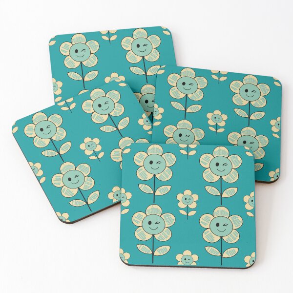 Item preview, I Love You - Beige Funny Flowers 96 designed and sold by StefanStudioArt.
