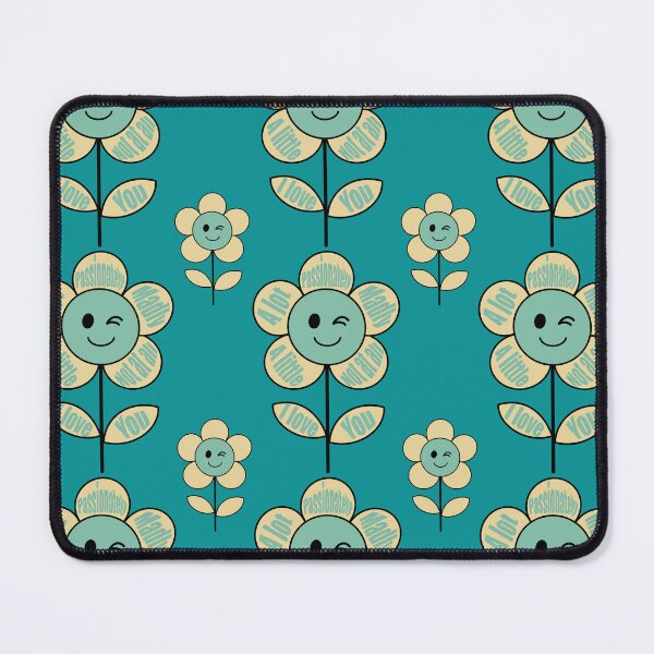 Item preview, I Love You - Beige Funny Flowers 96 designed and sold by StefanStudioArt.