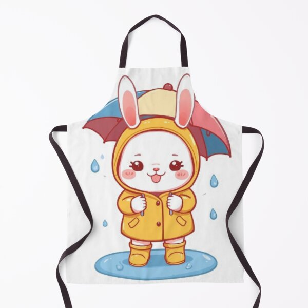 Item preview, Kawaii Rain Bunny Sticker | Cute Chibi Rabbit Gift designed and sold by Stylestickers55.