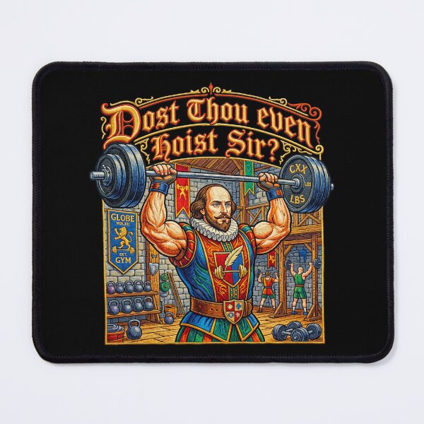 Item preview, Dost Thou Even Hoist Sir Funny Shakespeare Gym Workout designed and sold by TeeARTHY.