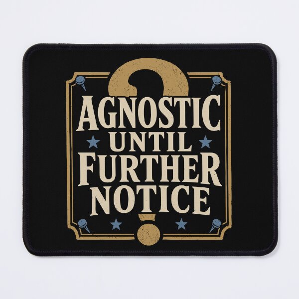 Item preview, Agnostic But Tired Funny Agnostic Gift designed and sold by AndreasMei.