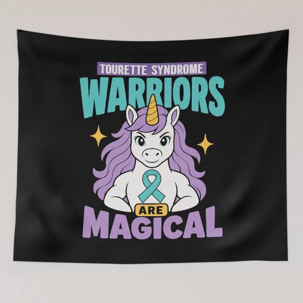 Item preview, Tourette Syndrome Warriors Are Magical Unicorn Awareness Pride designed and sold by FreshVibe Prints.