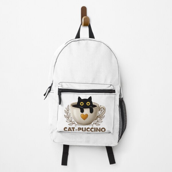 Item preview, Cat-puccino funny capuchino coffee cat parody designed and sold by PurrfectHome.