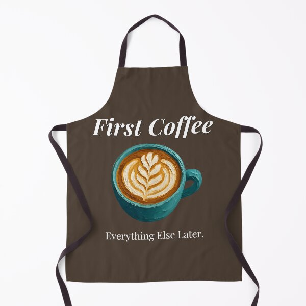 Item preview, Coffe first everything else later funny coffee quote designed and sold by Krishnacre8.