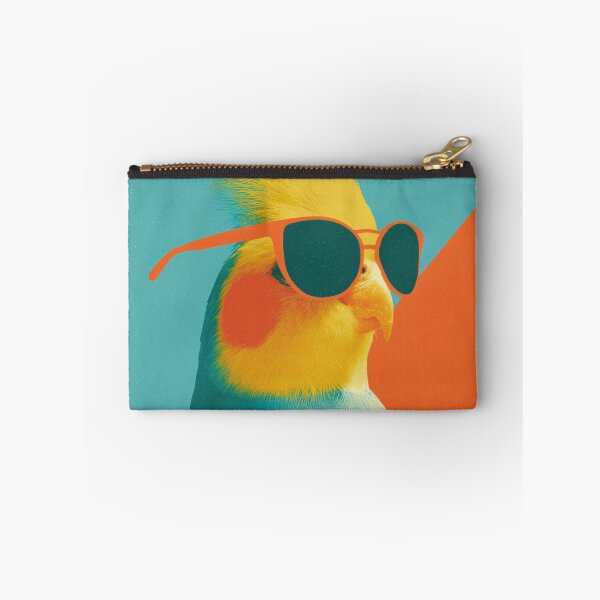 Item preview, COCKATIEL REBEL WITH FEATHERS ART designed and sold by MarkedArtPrints.