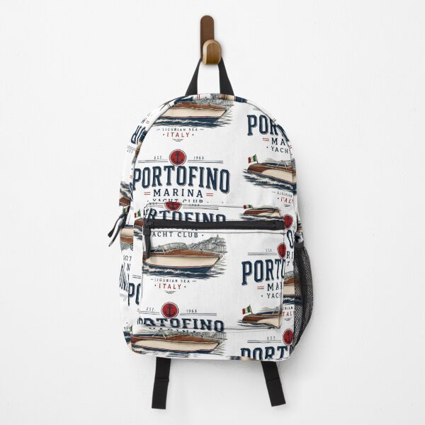 Item preview, Portofino Marina Vintage Boat | Italian Wooden Yacht Club Design designed and sold by Asfyi.