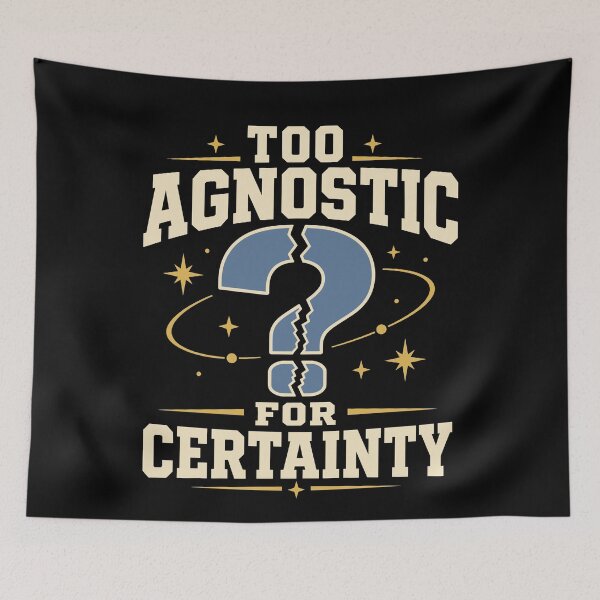 Item preview, Agnostic But Tired Funny Agnostic Gift designed and sold by AndreasMei.