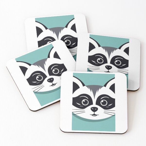 Item preview, Art - Beloved Raccoon, Contemporary Digital Illustration Style designed and sold by AnimeShin.