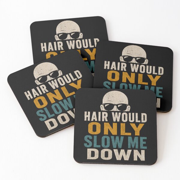 Aperçu de l'œuvre Hair Would Only Slow Me Down Bald Dad Humor créée et vendue par Marblaes00.