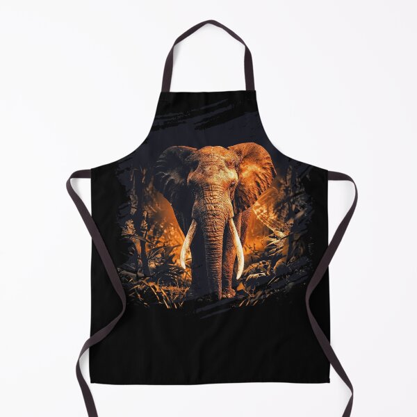 Item preview, Endangered Elephants: Jungle Sunset Guardian Graphic T-Shirt designed and sold by jindezign.