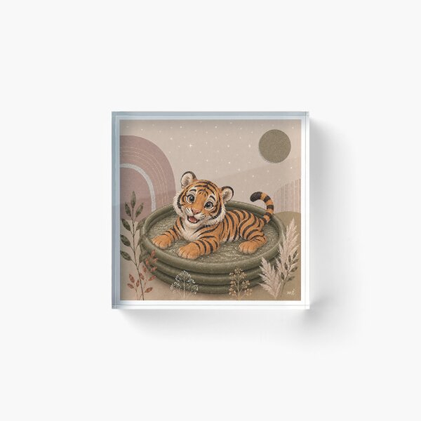 Item preview, Boho tiger designed and sold by MariaLouise-Art.
