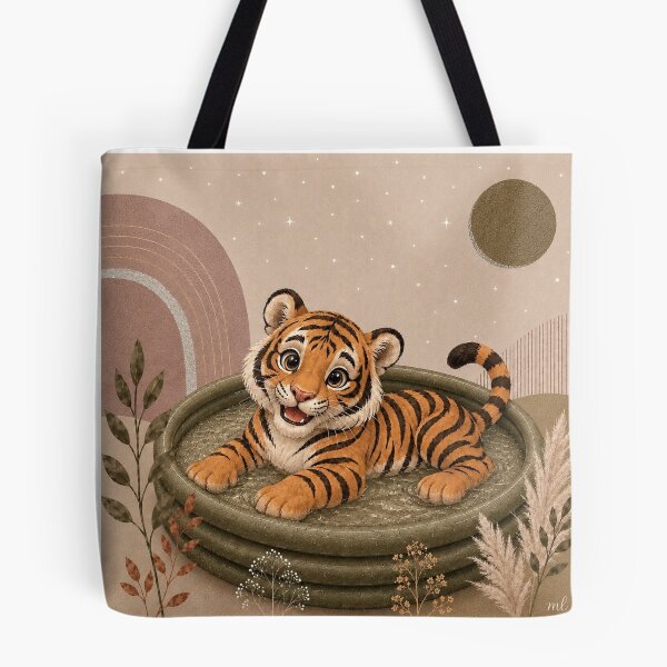 Item preview, Boho tiger designed and sold by MariaLouise-Art.