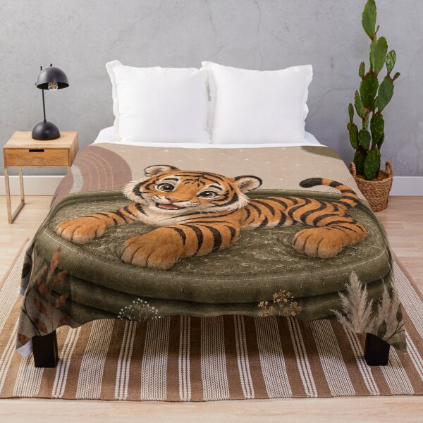 Item preview, Boho tiger designed and sold by MariaLouise-Art.