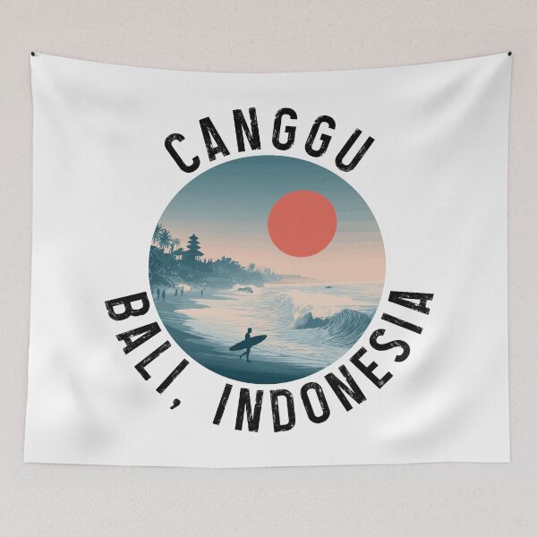 Artikelvorschau, Canggu – Bali, Indonesien (mit schwarzer Schrift) entworfen und verkauft von VelvetRoom.