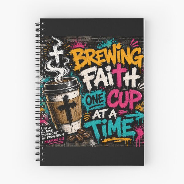 Item preview, Brewing Faith One Cup at a Time designed and sold by ButterflyHolly Resource.