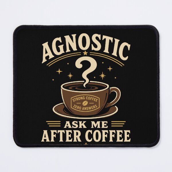Item preview, Agnostic But Tired Funny Agnostic Gift designed and sold by AndreasMei.