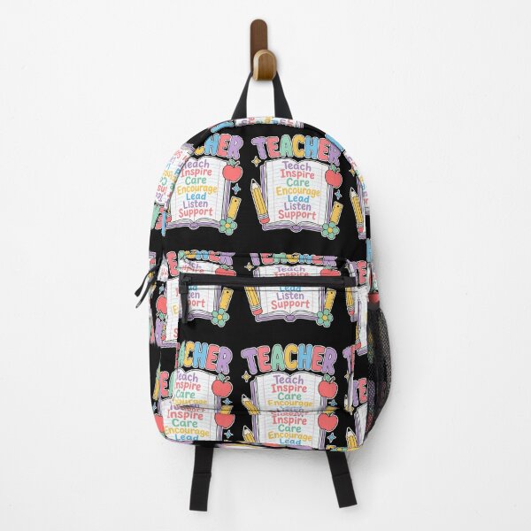 Item preview, Teacher Teach Inspire Care Encourage Lead Listen Support designed and sold by FreshVibe Prints.