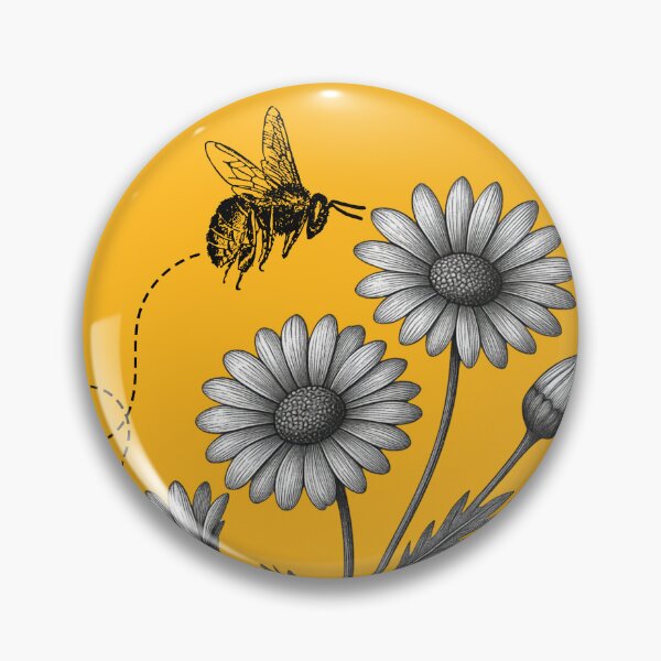 Item preview, Lispe Vintage Botanical Bee with Wildflowers designed and sold by Lispe-Designs.