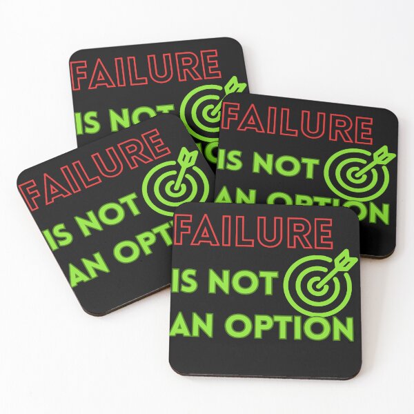Item preview, Failure Is Not An Option Motivational Quote designed and sold by ByDanielDesigns.