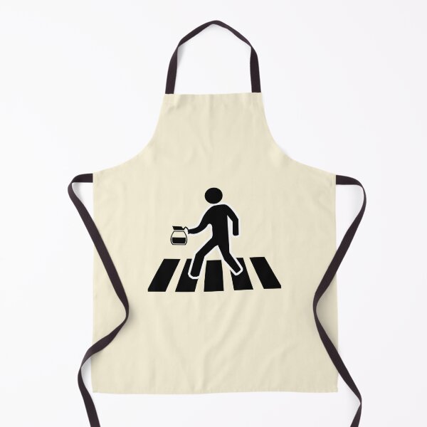 Item preview, Coffee Crossing – Funny Pedestrian Coffee Pot Sign designed and sold by ICANTWithoutCOFFEE.