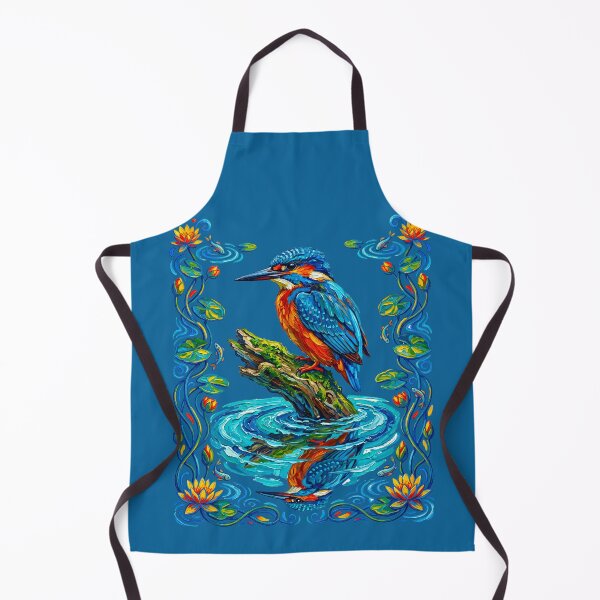 Item preview, Colorful Kingfisher Bird Water Reflection Wildlife designed and sold by TeeARTHY.