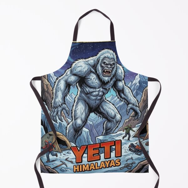 Item preview, The Yeti | Abominable Snowman Cryptid – Horror Comic Design designed and sold by redsharkuk.
