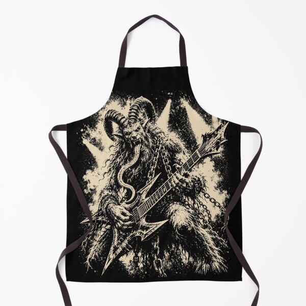 Item preview, Krampus Playing Death Metal Yule Ghoul designed and sold by Victor Shadehorn.