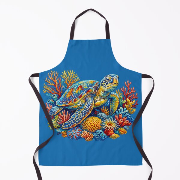Item preview, Colorful Sea Turtle Coral Reef Ocean Marine Life designed and sold by TeeARTHY.