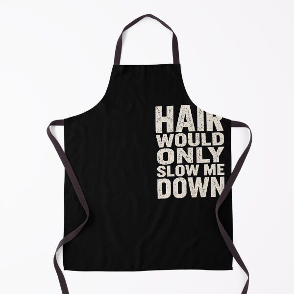 Item preview, Hair Would Only Slow Me Down Retro Bald Joke designed and sold by Marblaes00.