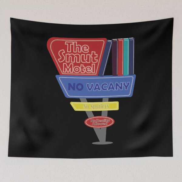 Item preview, The Smut Motel Vintage Neon Book Lover Sign Retro Reading Design designed and sold by Hallowed Artistry.