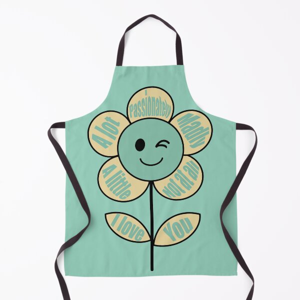 Item preview, I Love You - Beige Funny Flowers 94 designed and sold by StefanStudioArt.