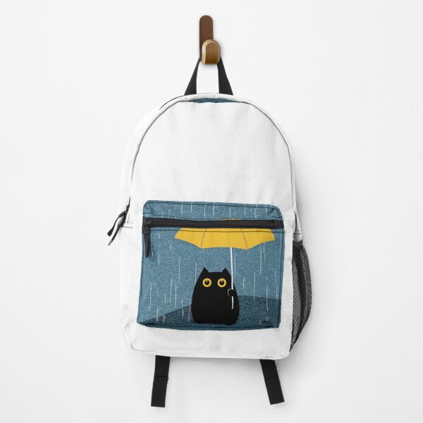 Item preview, Black Cat in Rain designed and sold by PurrfectHome.