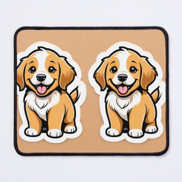 Item preview, Art - Cartoon Dog, Cheerful and Childlike Illustration designed and sold by AnimeShin.
