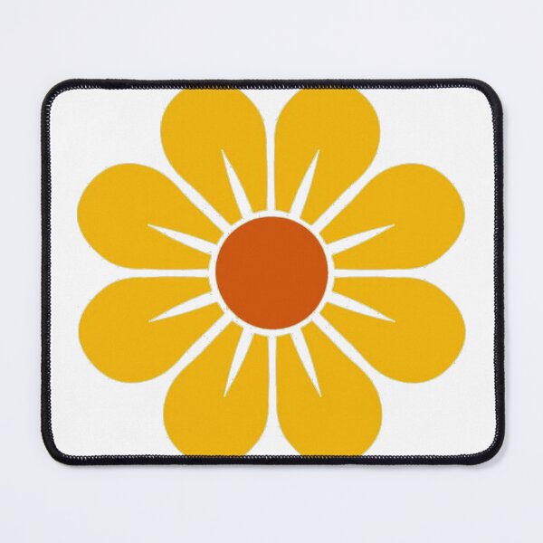 Item preview, Retro Yellow Daisy Flower Print | 70s Groovy Floral Design | Bold Cottagecore Sunflower Gift designed and sold by The-SilentPlace.