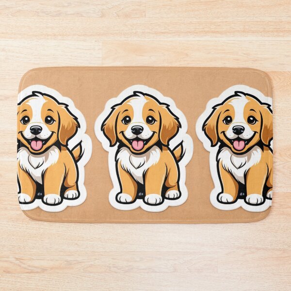 Item preview, Art - Cartoon Dog, Cheerful and Childlike Illustration designed and sold by AnimeShin.