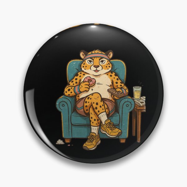Item preview, I Used To Be A Fast Runner Funny Retro Cheetah designed and sold by Adrianzebrowski.