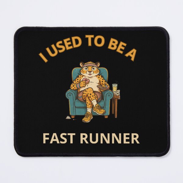 Item preview, I Used To Be A Fast Runner Funny Retro Cheetah designed and sold by Adrianzebrowski.