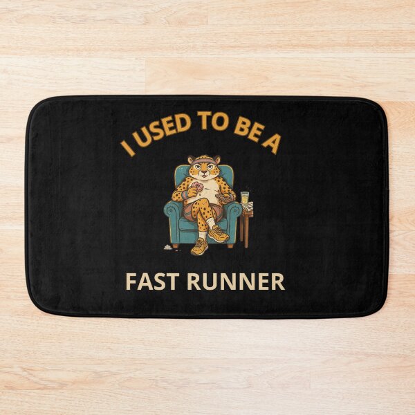 Item preview, I Used To Be A Fast Runner Funny Retro Cheetah designed and sold by Adrianzebrowski.
