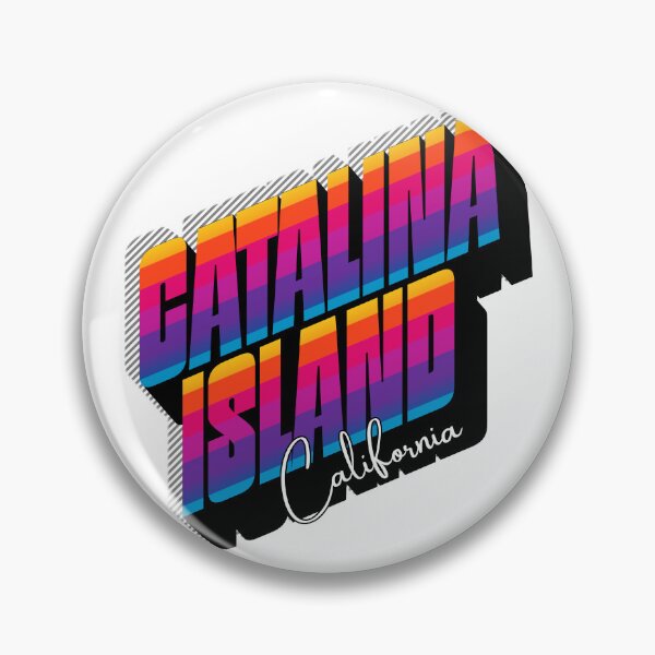 Item preview, Catalina Island California — Retro Sunset Text Design designed and sold by DonnaRaine.