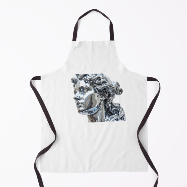 Item preview, Liquid Chrome Female Greek Bust Statue designed and sold by BetweenForms.