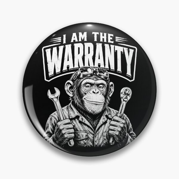 Item preview, I Am The Warranty Monkey Mechanic Humor designed and sold by Victor Shadehorn.