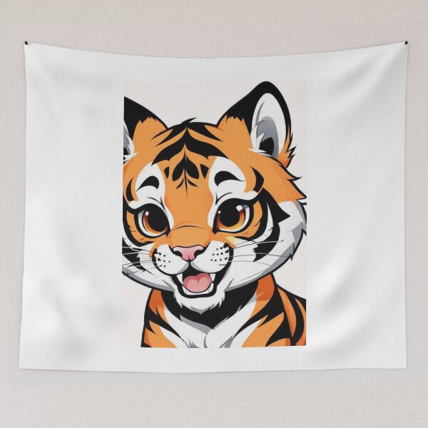 Item preview, Art - Cartoon Tiger, Children's Illustration designed and sold by AnimeShin.
