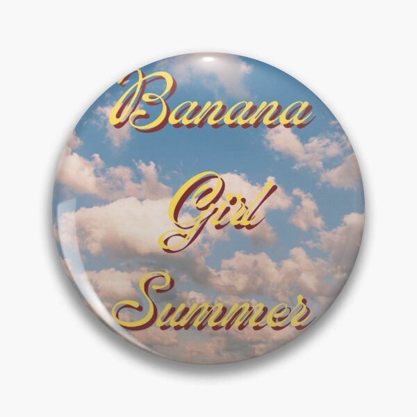 Item preview, Banana Girl Summer sticker/pin designed and sold by thingologist.