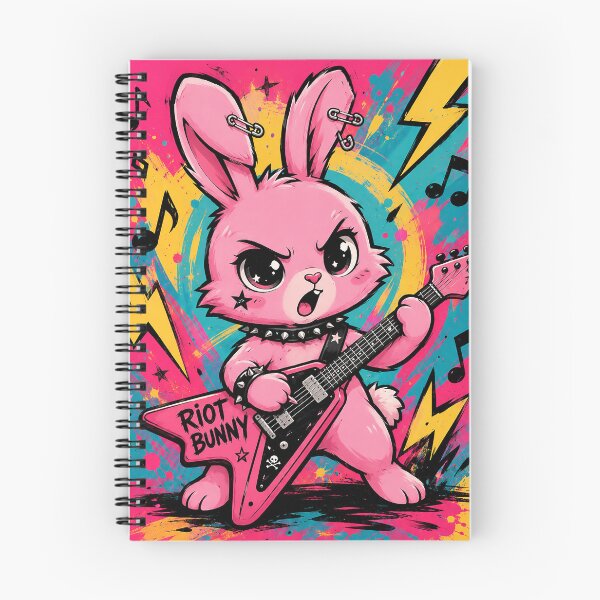 Item preview, Punk Rocker Rabbit "Riot Bunny" | Kawaii Alternative Music designed and sold by JulianBurgos94.