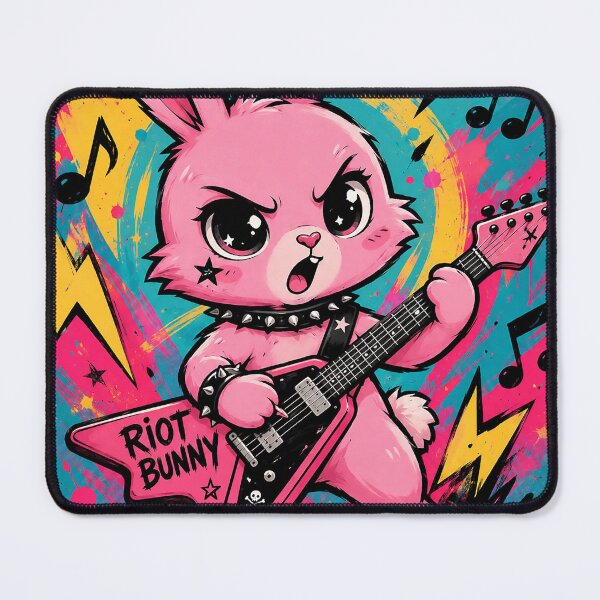 Item preview, Punk Rocker Rabbit "Riot Bunny" | Kawaii Alternative Music designed and sold by JulianBurgos94.